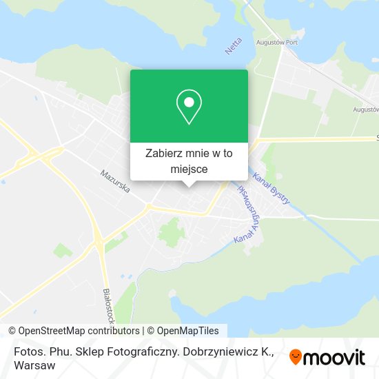 Mapa Fotos. Phu. Sklep Fotograficzny. Dobrzyniewicz K.