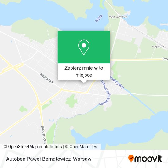 Mapa Autoben Paweł Bernatowicz