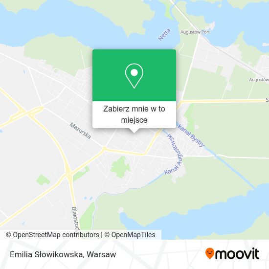 Mapa Emilia Słowikowska