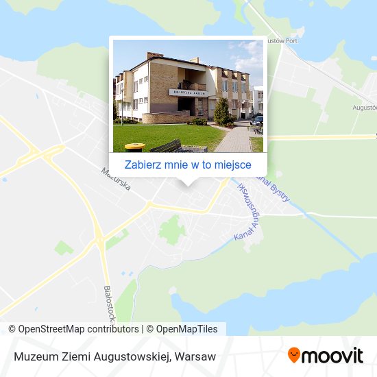 Mapa Muzeum Ziemi Augustowskiej