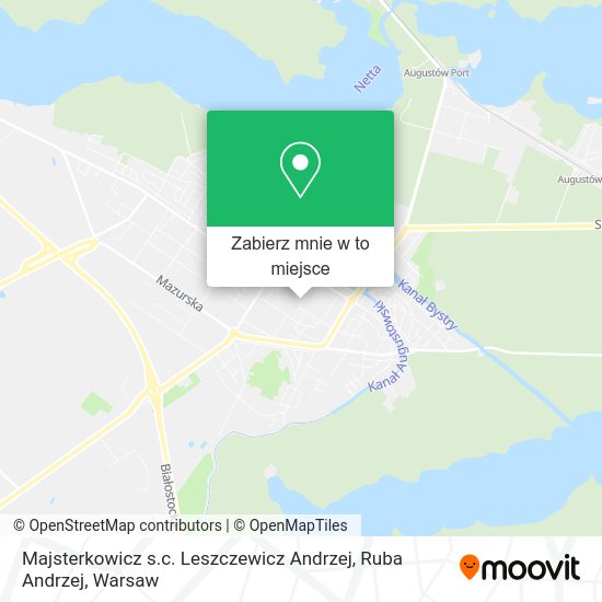 Mapa Majsterkowicz s.c. Leszczewicz Andrzej, Ruba Andrzej