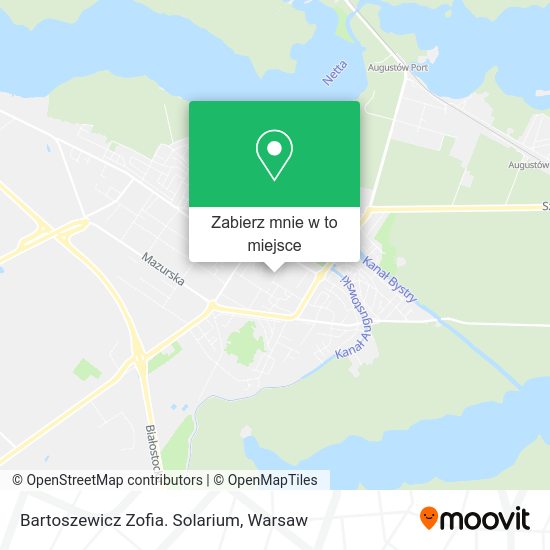 Mapa Bartoszewicz Zofia. Solarium