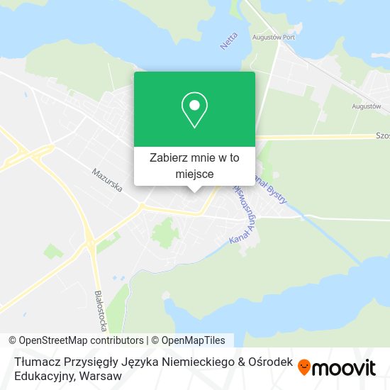 Mapa Tłumacz Przysięgły Języka Niemieckiego & Ośrodek Edukacyjny