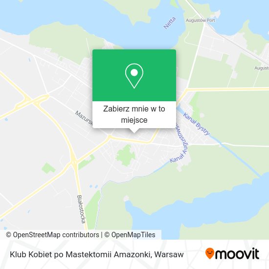 Mapa Klub Kobiet po Mastektomii Amazonki