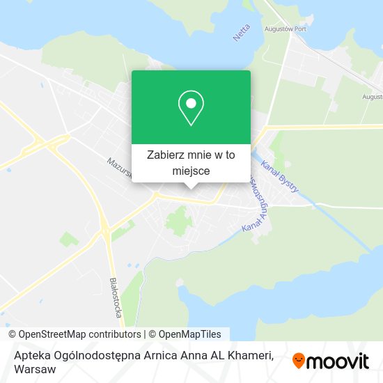 Mapa Apteka Ogólnodostępna Arnica Anna AL Khameri