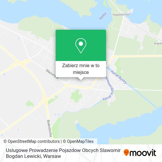 Mapa Uslugowe Prowadzenie Pojazdow Obcych Slawomir Bogdan Lewicki