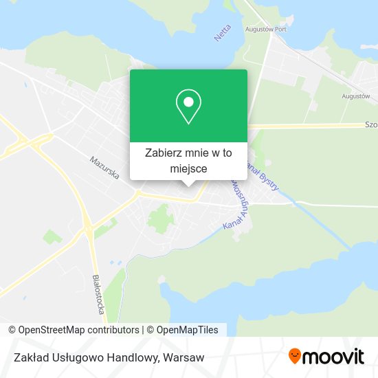 Mapa Zakład Usługowo Handlowy