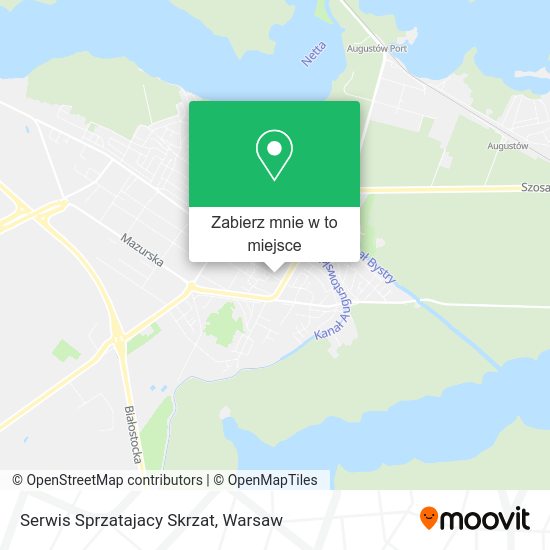 Mapa Serwis Sprzatajacy Skrzat