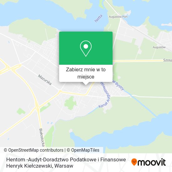 Mapa Hentom -Audyt-Doradztwo Podatkowe i Finansowe Henryk Kiełczewski