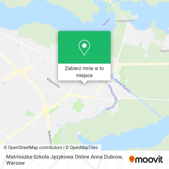 Mapa Matrioszka-Szkoła Językowa Online Anna Dubrow