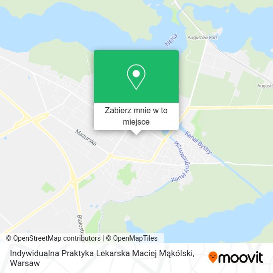 Mapa Indywidualna Praktyka Lekarska Maciej Mąkólski