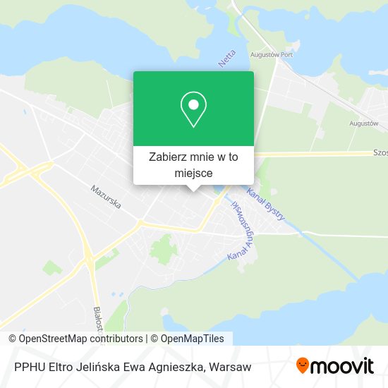 Mapa PPHU Eltro Jelińska Ewa Agnieszka