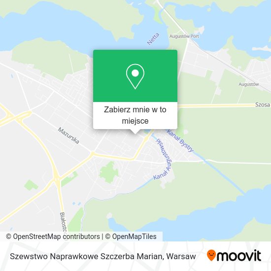 Mapa Szewstwo Naprawkowe Szczerba Marian