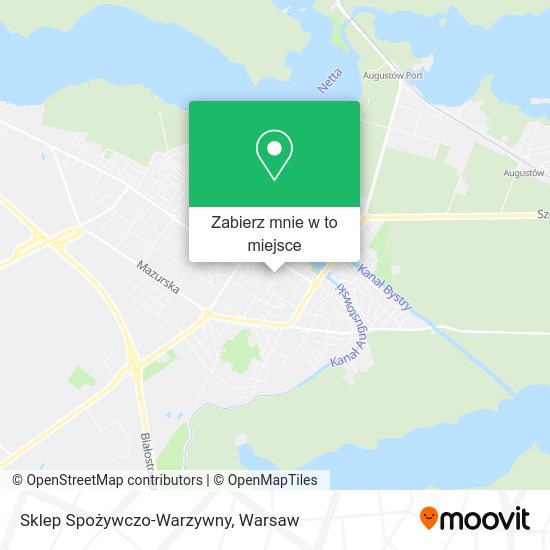 Mapa Sklep Spożywczo-Warzywny