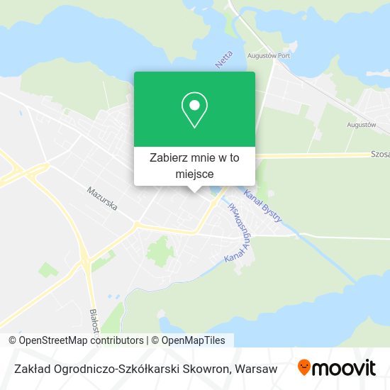 Mapa Zakład Ogrodniczo-Szkółkarski Skowron