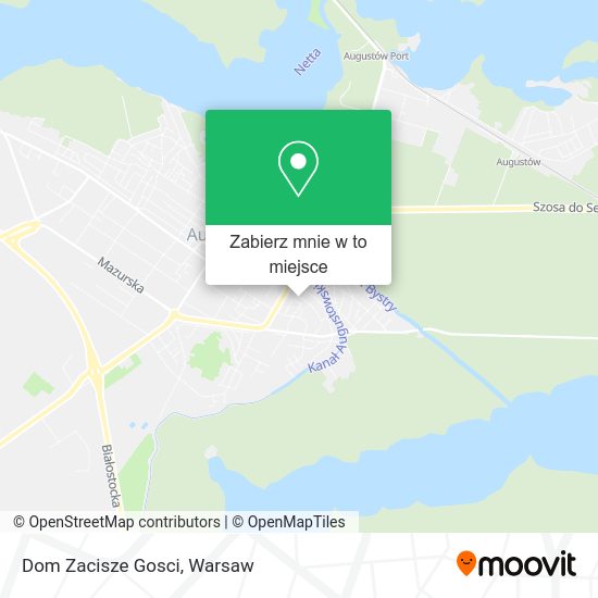 Mapa Dom Zacisze Gosci