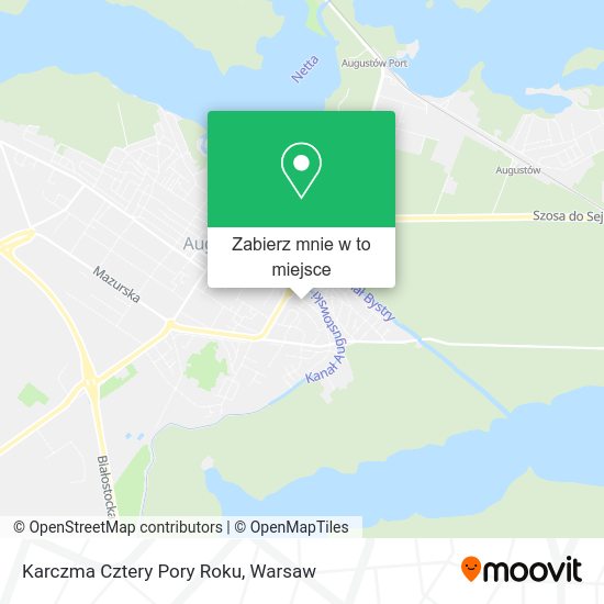 Mapa Karczma Cztery Pory Roku