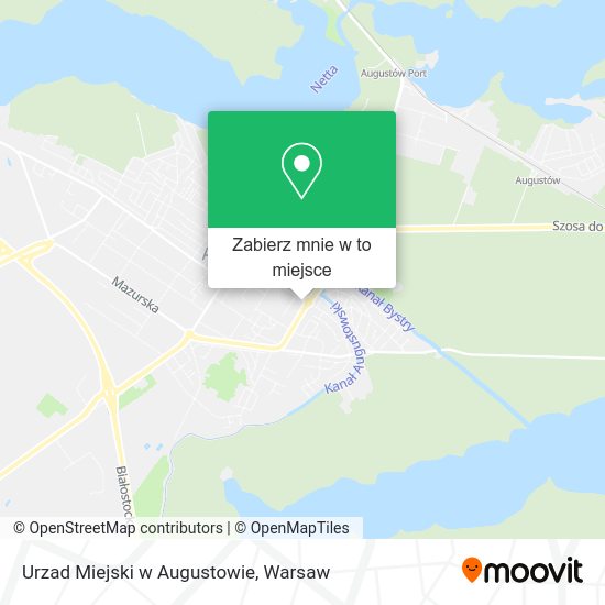 Mapa Urzad Miejski w Augustowie