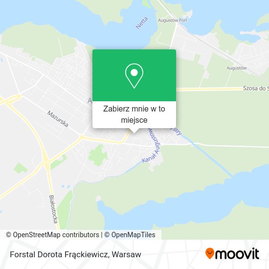 Mapa Forstal Dorota Frąckiewicz