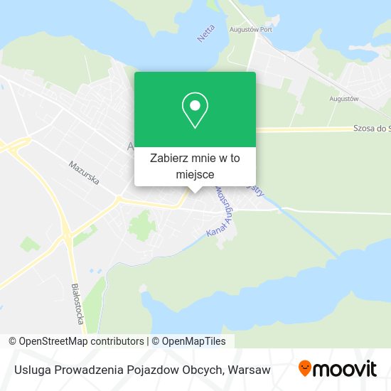 Mapa Usluga Prowadzenia Pojazdow Obcych