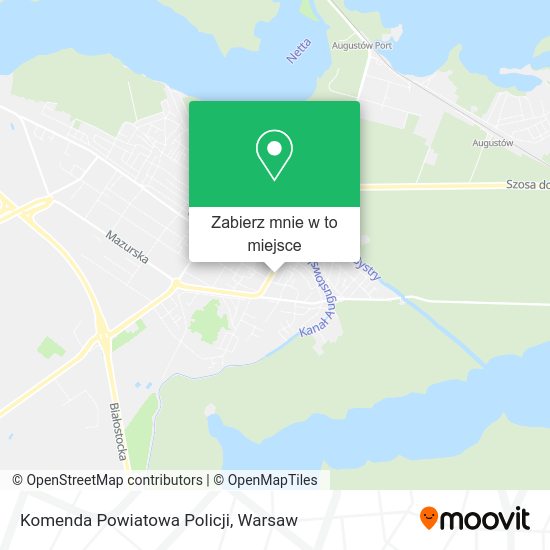 Mapa Komenda Powiatowa Policji