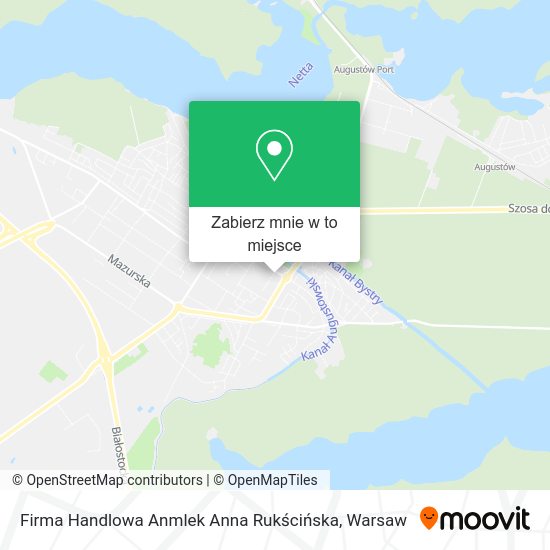 Mapa Firma Handlowa Anmlek Anna Rukścińska