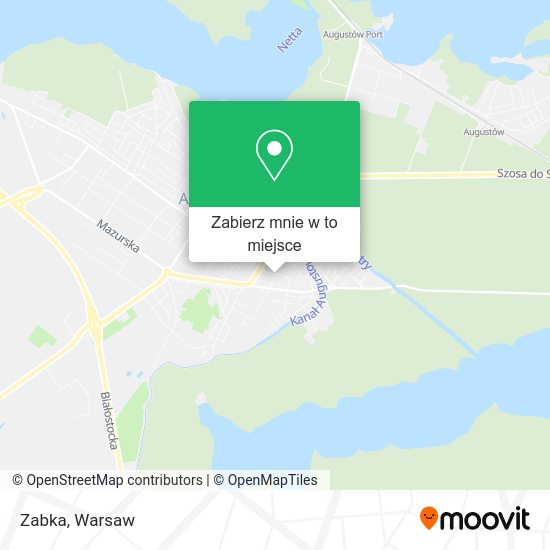 Mapa Zabka