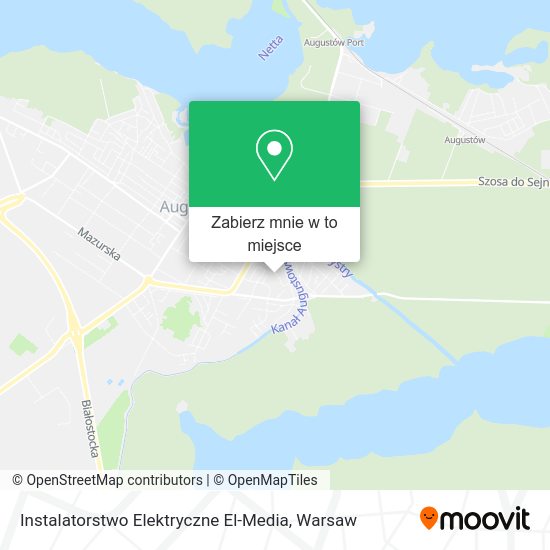 Mapa Instalatorstwo Elektryczne El-Media