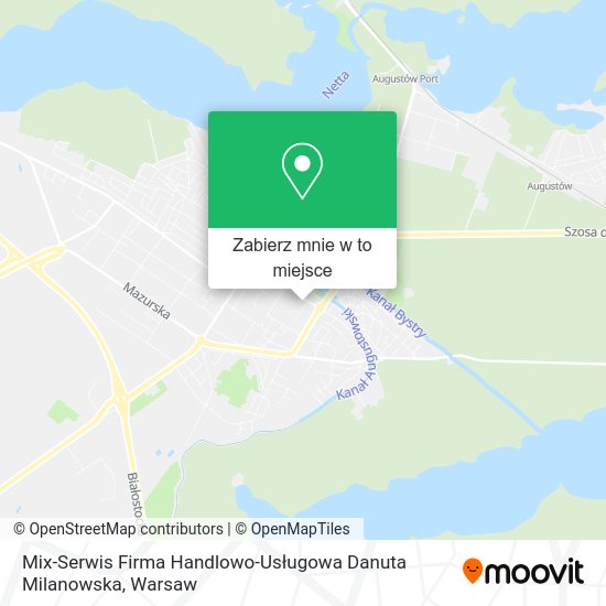 Mapa Mix-Serwis Firma Handlowo-Usługowa Danuta Milanowska