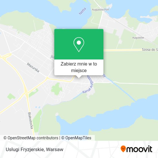 Mapa Usługi Fryzjerskie