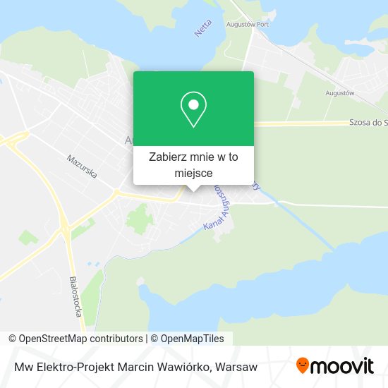 Mapa Mw Elektro-Projekt Marcin Wawiórko