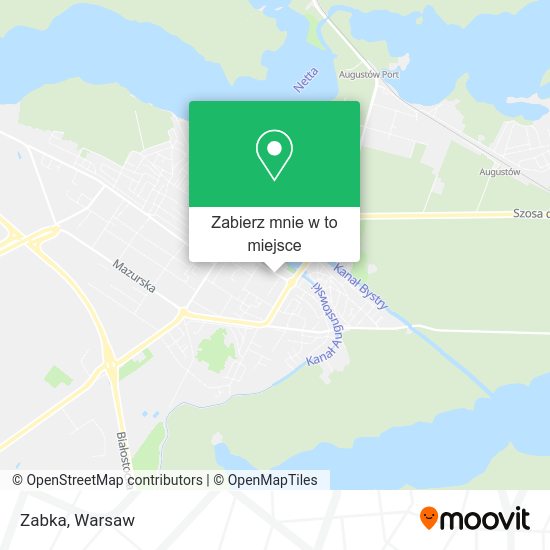 Mapa Zabka