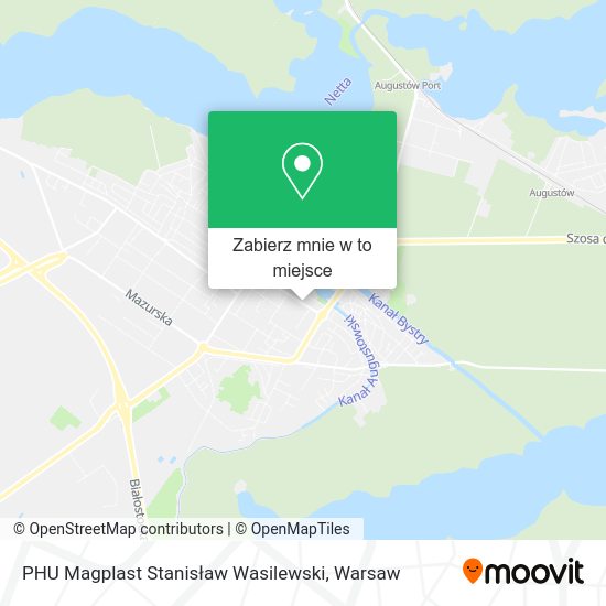 Mapa PHU Magplast Stanisław Wasilewski