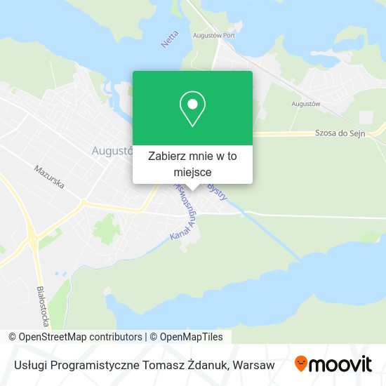 Mapa Usługi Programistyczne Tomasz Żdanuk