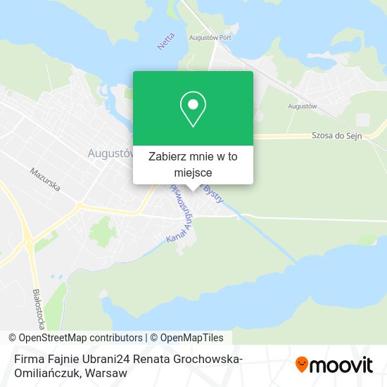 Mapa Firma Fajnie Ubrani24 Renata Grochowska-Omiliańczuk