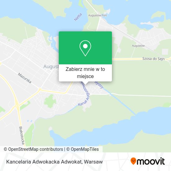 Mapa Kancelaria Adwokacka Adwokat