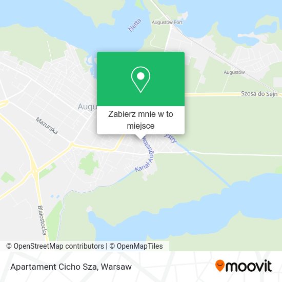 Mapa Apartament Cicho Sza