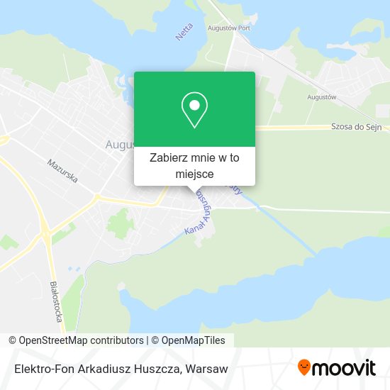 Mapa Elektro-Fon Arkadiusz Huszcza