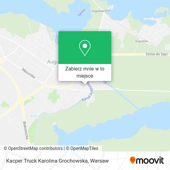 Mapa Kacper Truck Karolina Grochowska