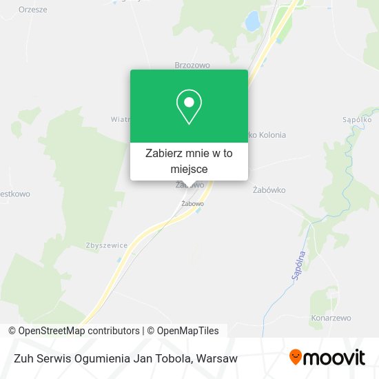 Mapa Zuh Serwis Ogumienia Jan Tobola