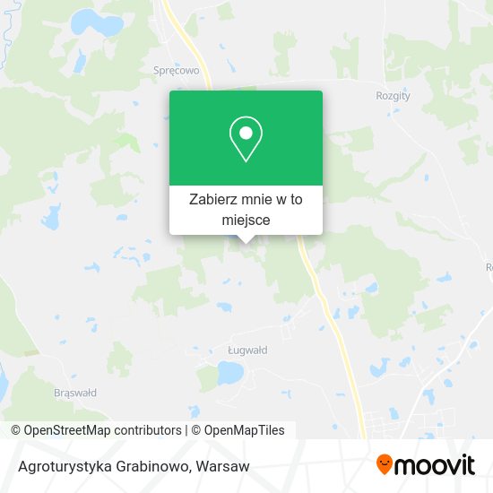 Mapa Agroturystyka Grabinowo