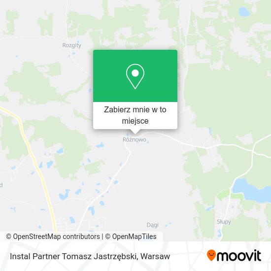 Mapa Instal Partner Tomasz Jastrzębski