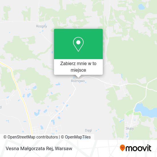 Mapa Vesna Małgorzata Rej