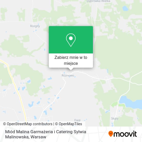 Mapa Miód Malina Garmażeria i Catering Sylwia Malinowska