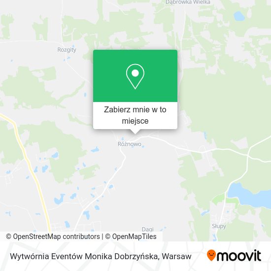 Mapa Wytwórnia Eventów Monika Dobrzyńska