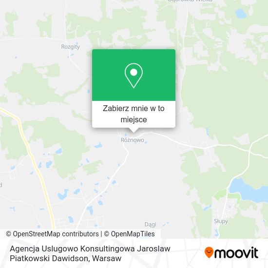 Mapa Agencja Uslugowo Konsultingowa Jaroslaw Piatkowski Dawidson