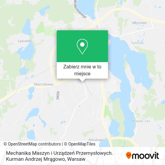 Mapa Mechanika Maszyn i Urządzeń Przemysłowych. Kurman Andrzej Mrągowo