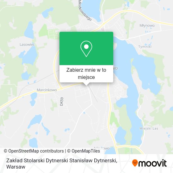 Mapa Zakład Stolarski Dytnerski Stanisław Dytnerski