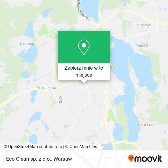 Mapa Eco Clean sp. z o.o.