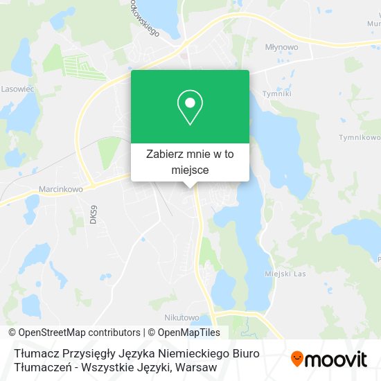 Mapa Tłumacz Przysięgły Języka Niemieckiego Biuro Tłumaczeń - Wszystkie Języki